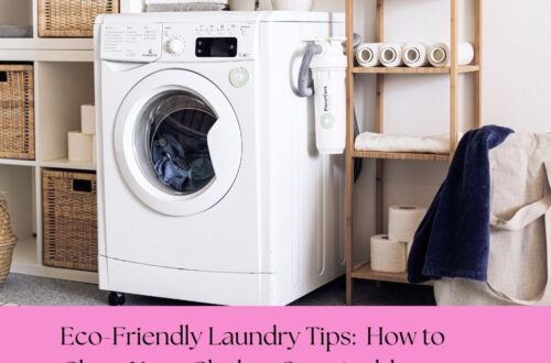 Eco Friendly laundry Tips How to wash sustainably
